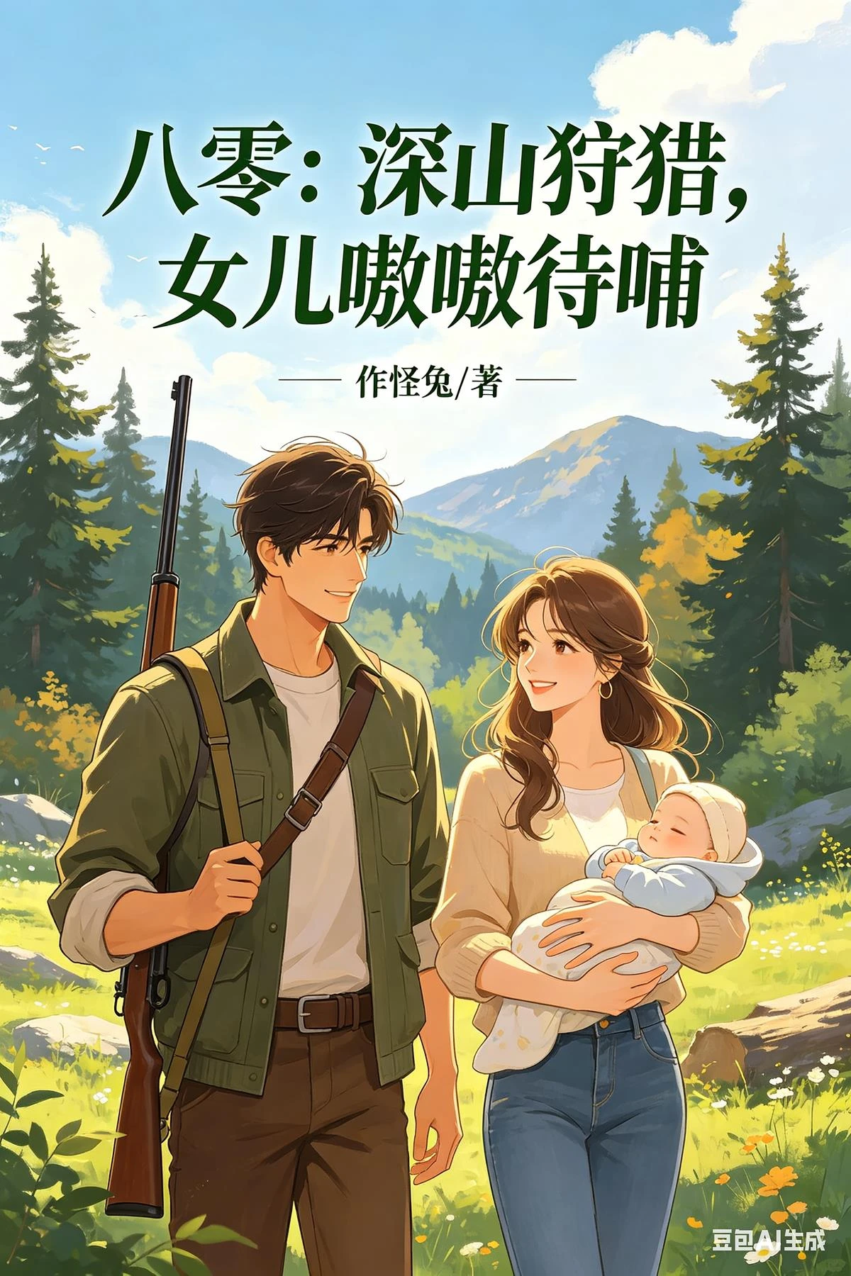 八零:深山狩獵,女兒嗷嗷待哺 封面
